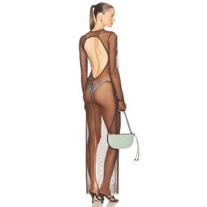 Bananhot Rene Maxi Dress in Dark Brown